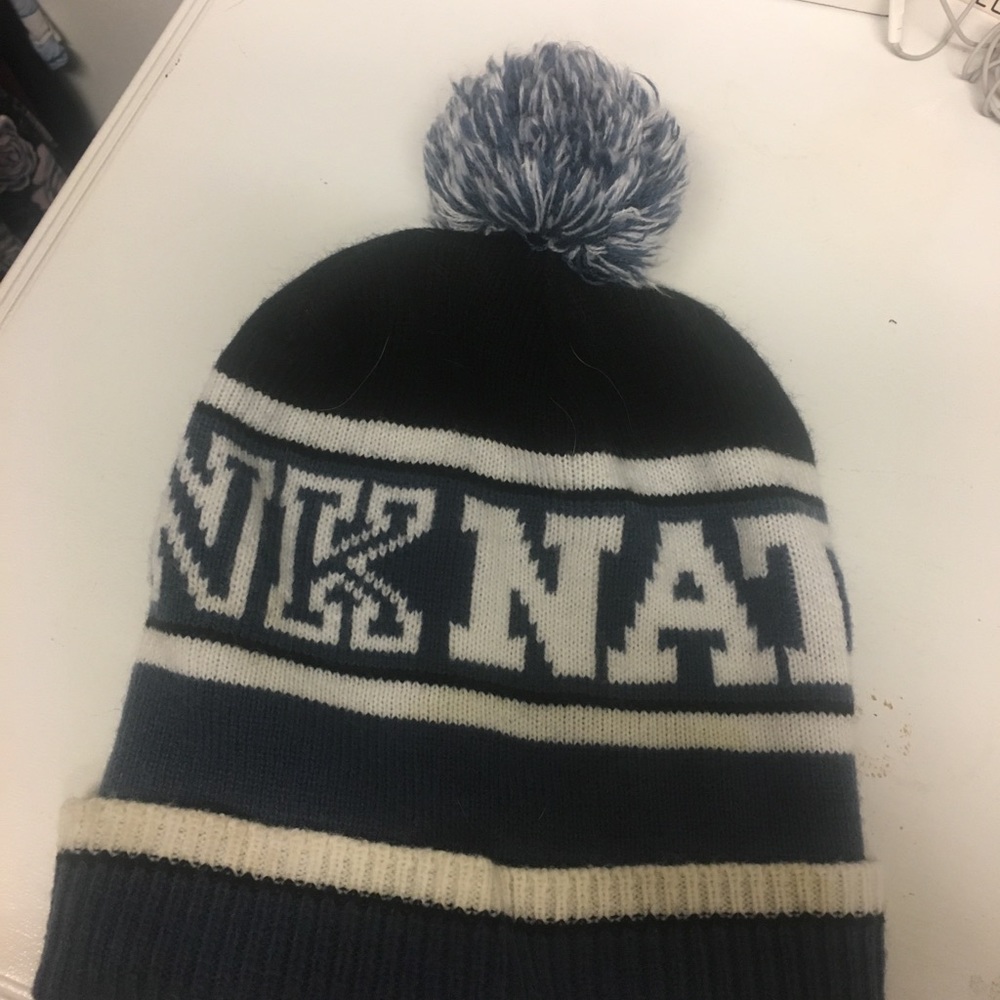 Pink nation beanie